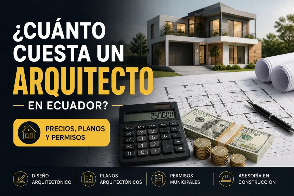 cuanto cuesta arquitecto ecuador precio planos arquitectonicos permisos construccion vivienda moderna