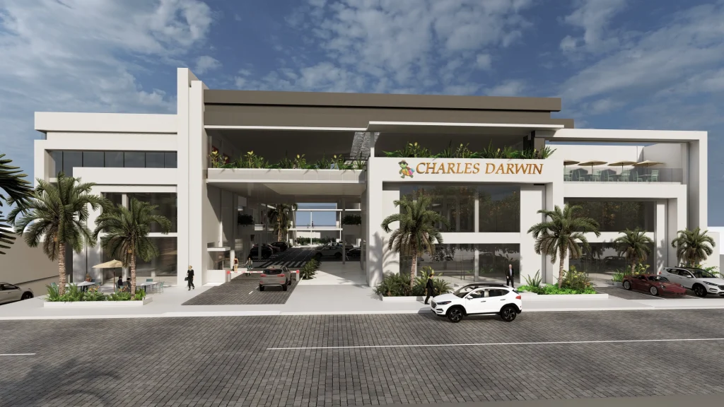 Desarrollo de centro comercial moderno en Quito, proyecto Charles Darwin